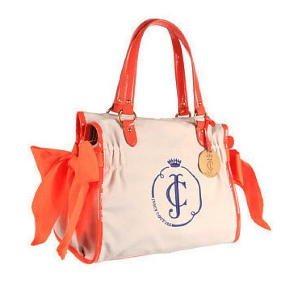 Juicy Couture Bags New Juice Couture Purse Neon Orange Accents Poshmark